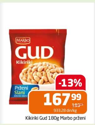 Kikiriki Gud 180g Marbo prženi