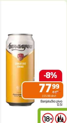 Banjalučko pivo 0.5l