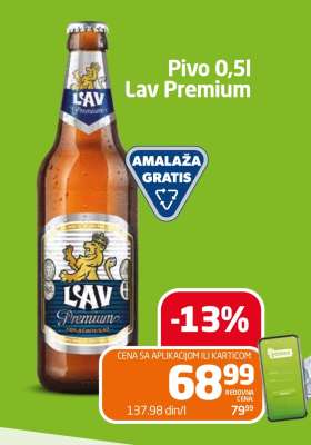 Pivo 0,5l Lav Premium