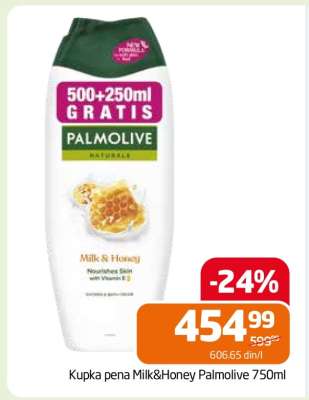 Kupka pena Milk&Honey Palmolive 750ml