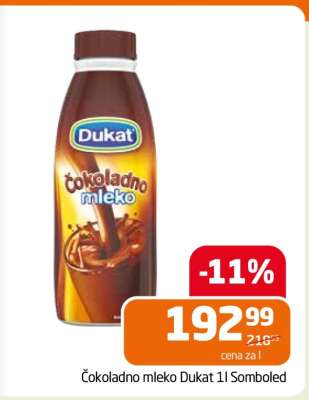 Čokoladno mleko Dukat 1l Somboled