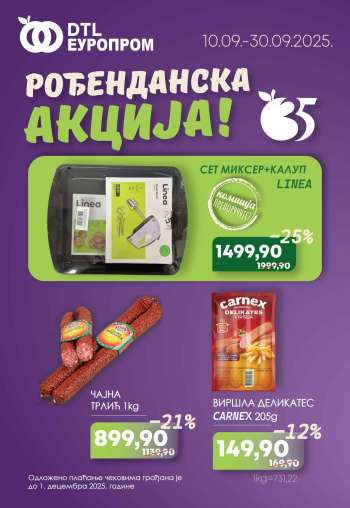 Europrom katalog - 10.09.2025 - 30.09.2025.