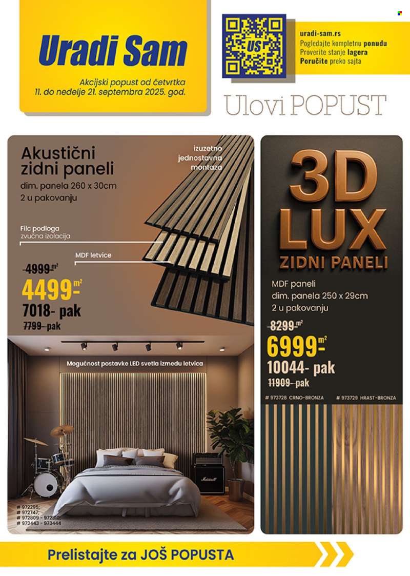 Uradi Sam katalog - 11.09.2025 - 21.09.2025.