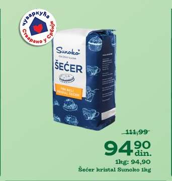Šecer kristal Sunoko 1kg