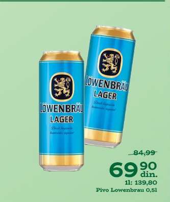 Pivo Lowenbrau 0,5l