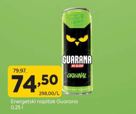 Energetski napitak Guarana