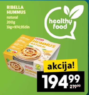 RIBELLA HUMMUS natural