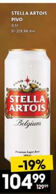 Stella Artois pivo