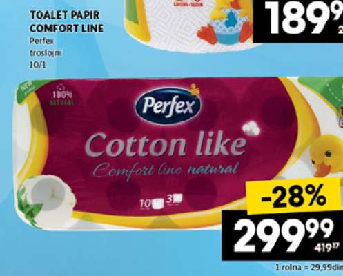 TOALET PAPIR COMFORT LINE