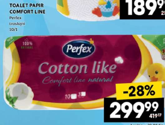 TOALET PAPIR COMFORT LINE