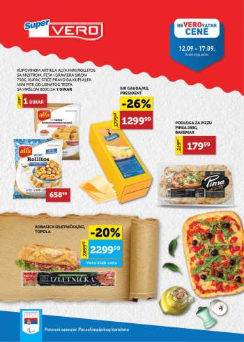 SuperVERO katalog - 12.09.2025 - 17.09.2025.