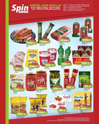 Spin Market katalog - 12.09.2025 - 18.09.2025.