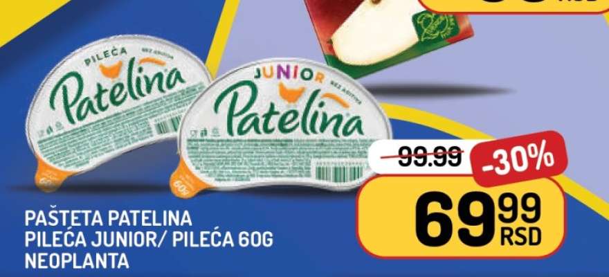 Pašteta Patélină Pileća Junior/ Pileća 60g Neoplanta