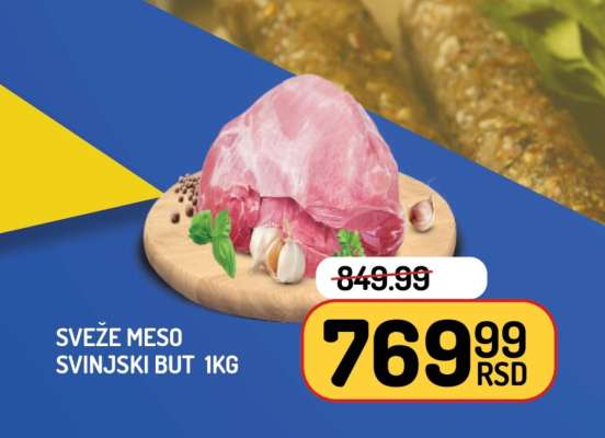 SVEŽE MESO SVINJSKI BUT 1KG