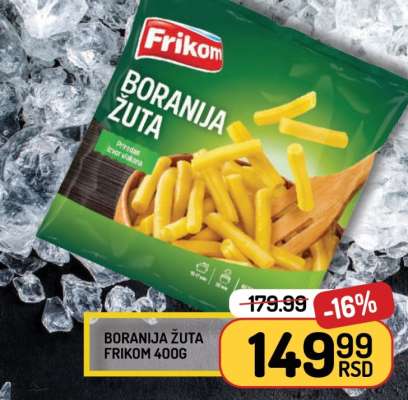 Boranija žuta Frikom 400g