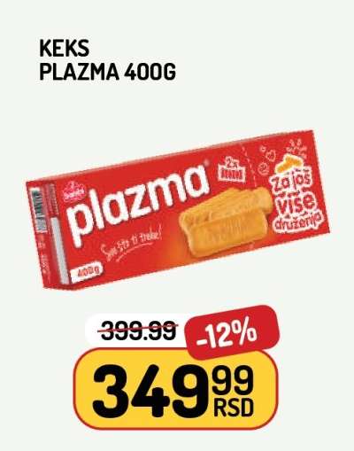 Keks Plazma 400g