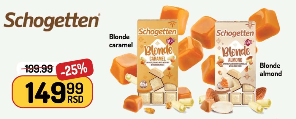 Schogetten Blonde Caramel & Almond