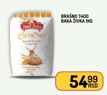 Brašno T400 Baka Živka 1kg