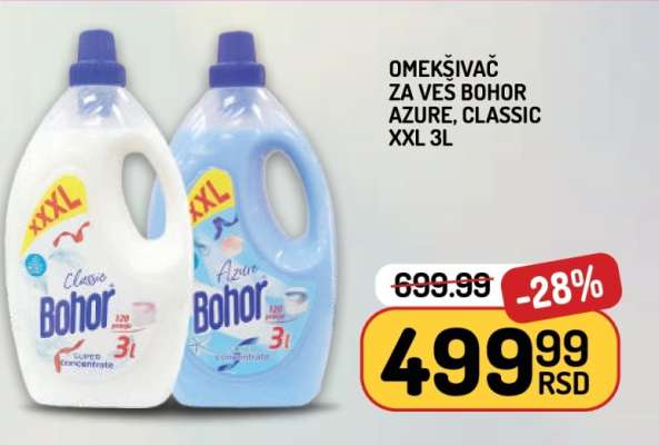 Omekšivač za veš Bohor Azure, Classic XXL 3L