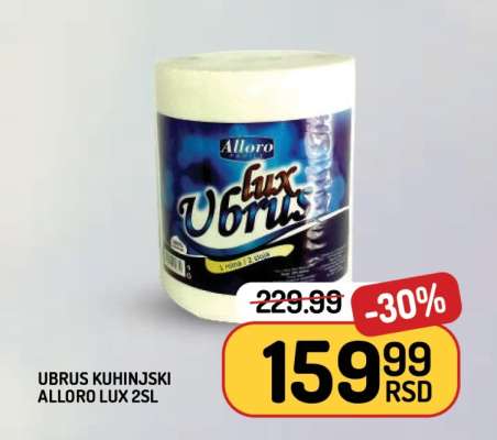 Ubrus kuhinjski Alloro lux 2sl