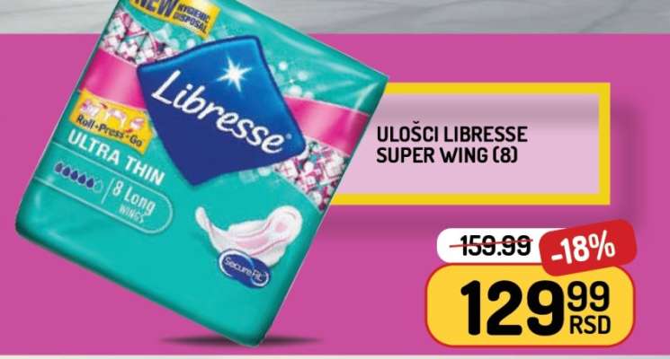 Ulošci Libresse Super Wing (8)