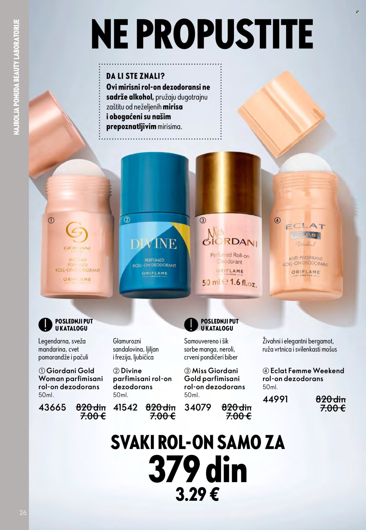 Oriflame katalog - 14.09.2025 - 07.10.2025. Stranica 26