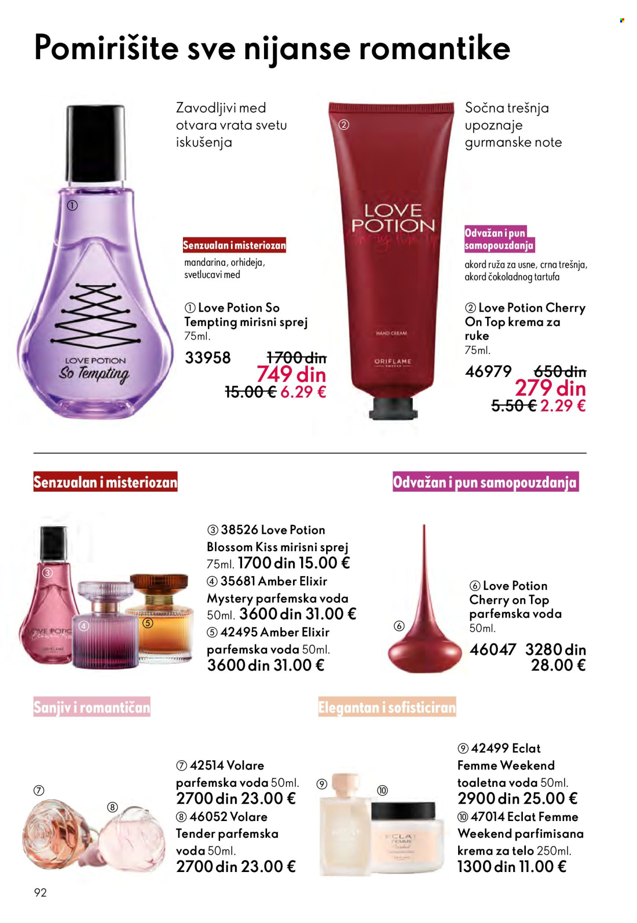 Oriflame katalog - 14.09.2025 - 07.10.2025. Stranica 92