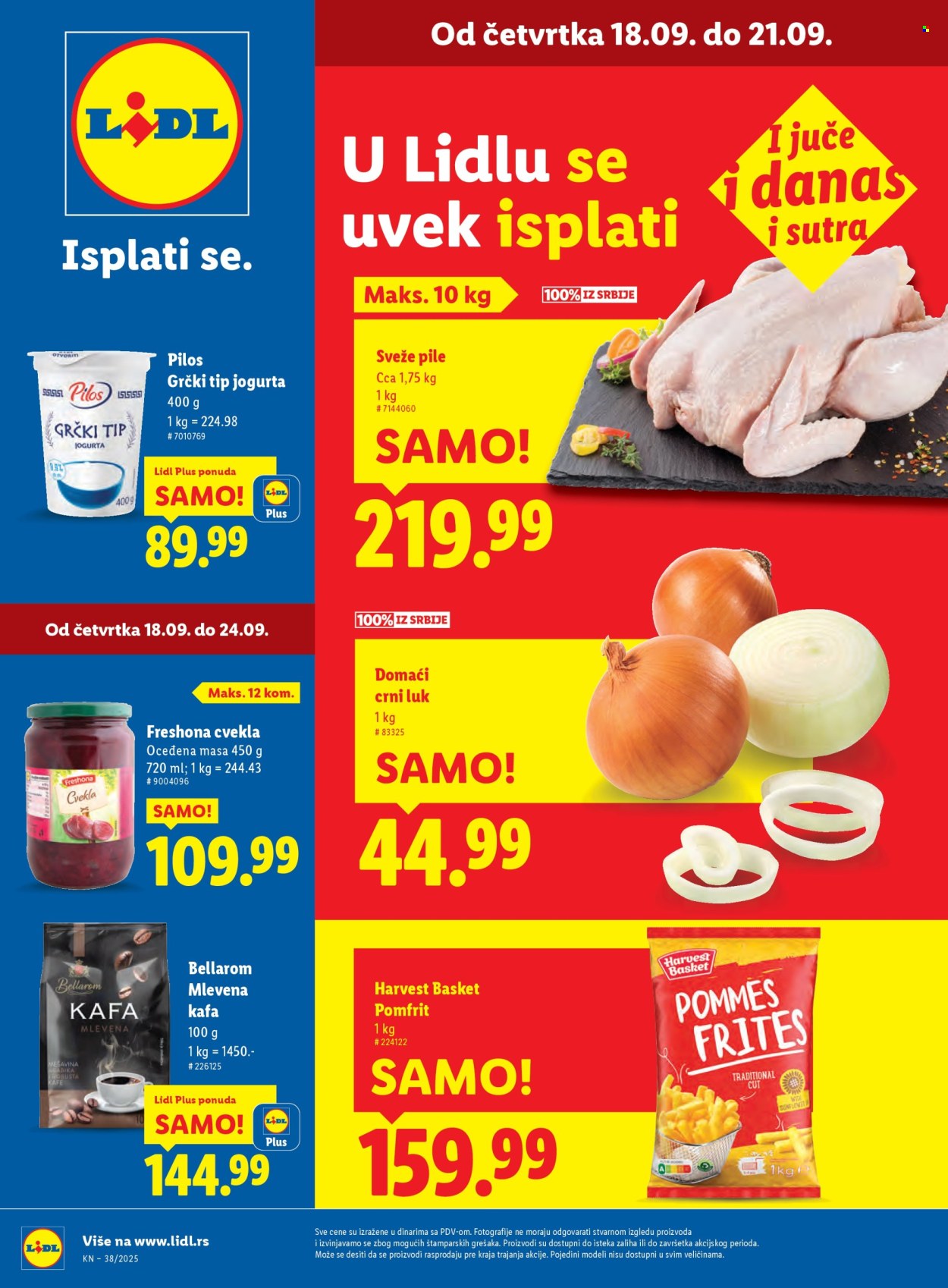 Lidl katalog - 18.09.2025 - 24.09.2025. Stranica 1