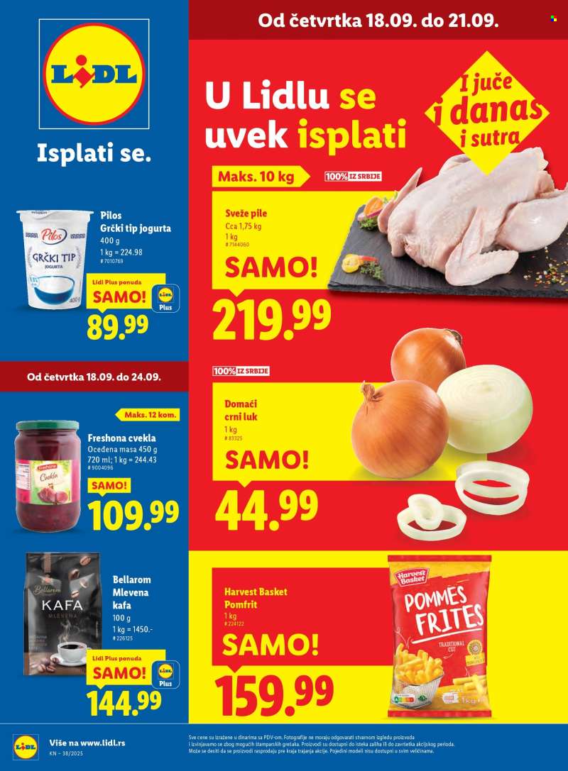 Lidl katalog - 18.09.2025 - 24.09.2025.