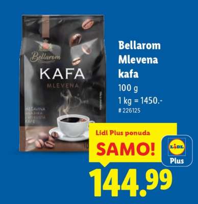 Bellarom Mlevena kafa