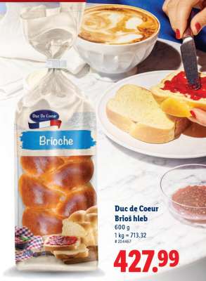 Duc de Coeur Brioš hleb