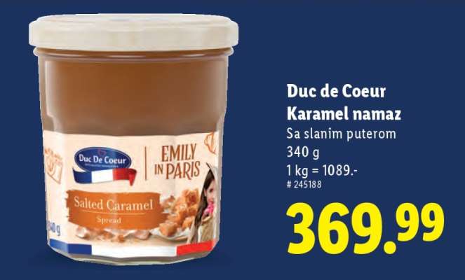 Duc de Coeur Karamel namaz
