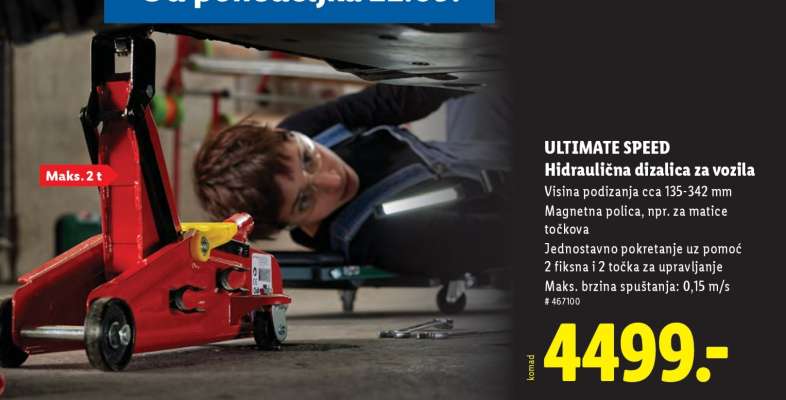 ULTIMATE SPEED Hidraulična dizalica za vozila