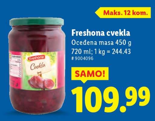 Freshona cvekla