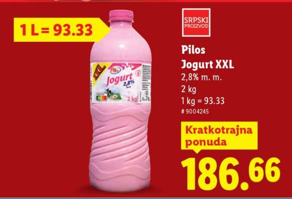 Pilos Jogurt XXL