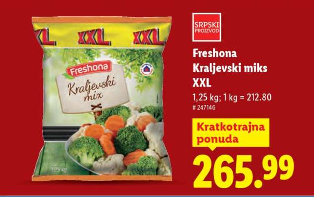 Freshona Kraljevski miks XXL