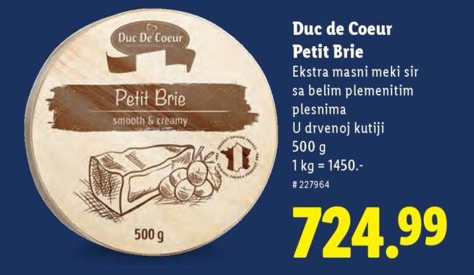 Duc de Coeur Petit Brie