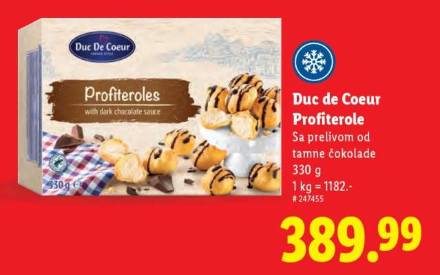 Duc de Coeur Profiterole