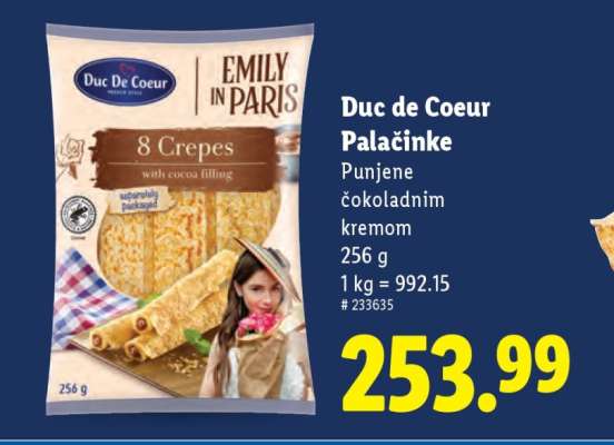Duc de Coeur Palačinke