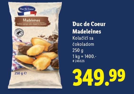 Duc de Coeur Madeleines