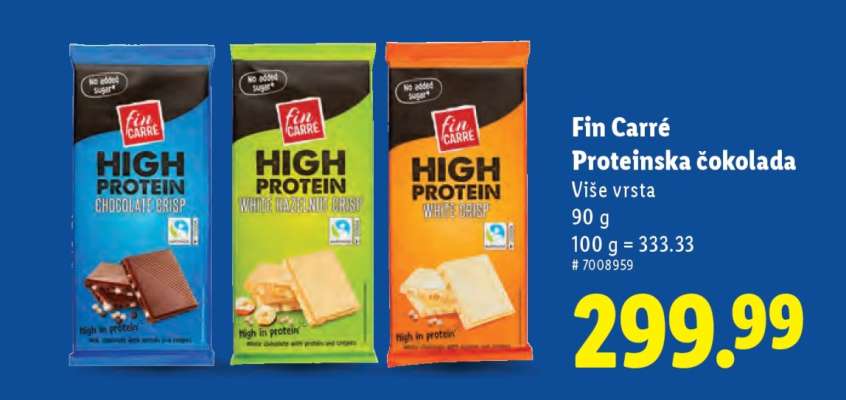 Fin Carré Proteinska čokolada