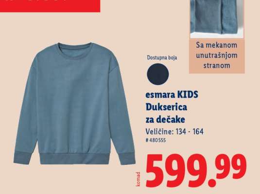 esmera KIDS Dukserica za dečake