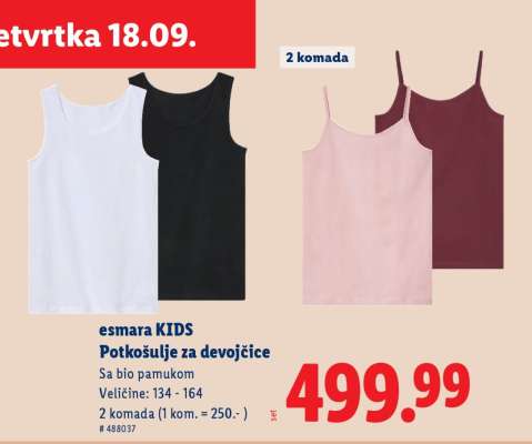 esMara KIDS Potkošulje za devojčice