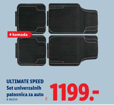 ULTIMATE SPEED Set univerzalnih patosnica za auto