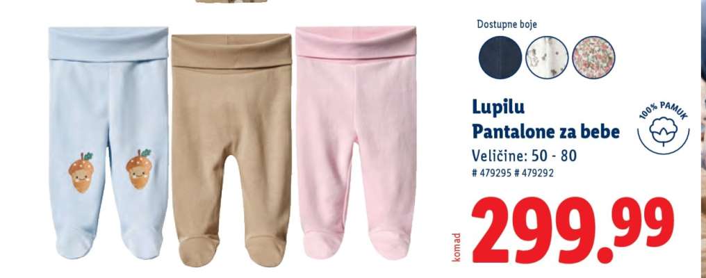 Lupilu Pantalone za bebe