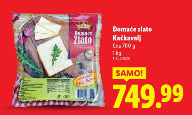 Domaće zlato Kačkavalj