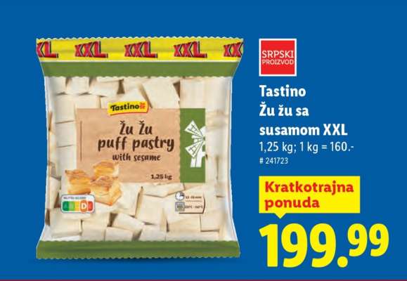 Tastino Žu žu sa susamom XXL