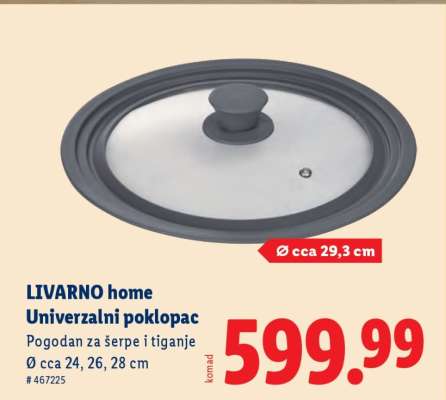 LIVARNO home Univerzalni poklopac