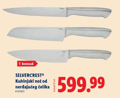 SILVERCREST Kuhinjski nož od nerđajućeg čelika