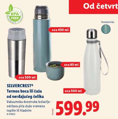 SILVERCREST Termos boca ili čaša